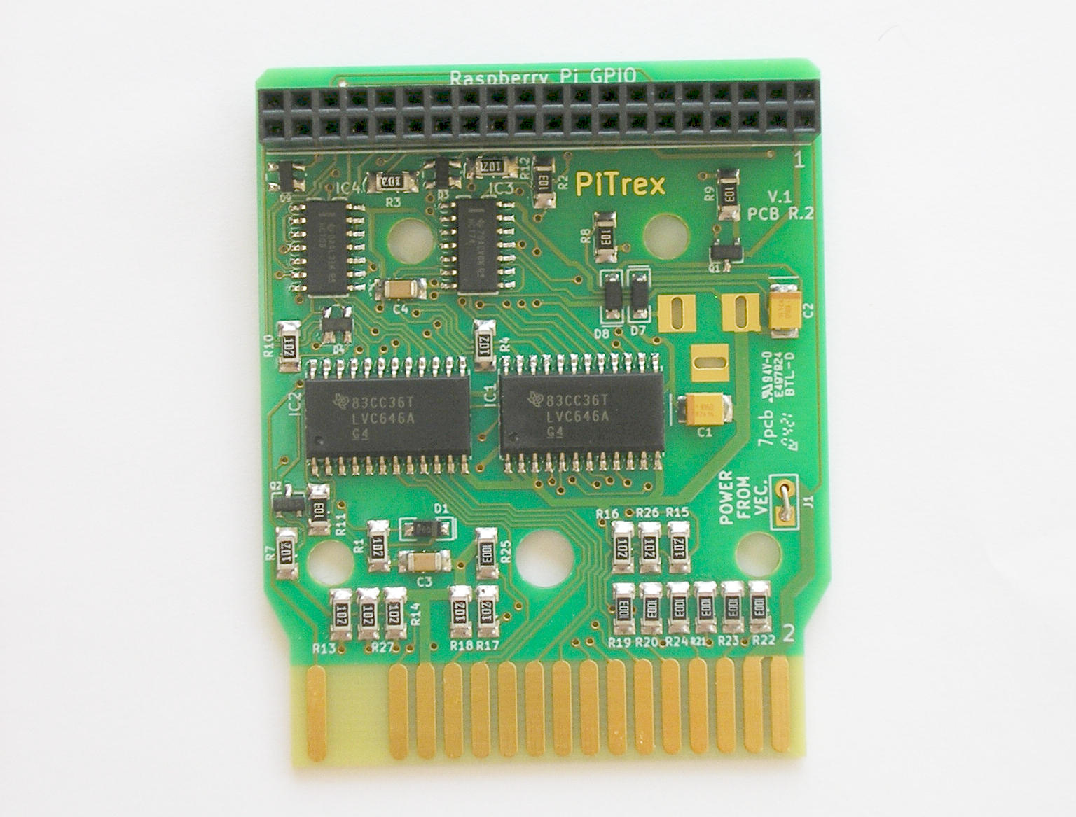 OmberTech - Buy PiTrex: Vectrex to Raspberry Pi Zero Interface Cartridge